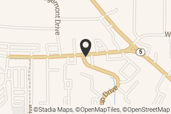 Map with location marker