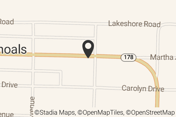 Map with location marker