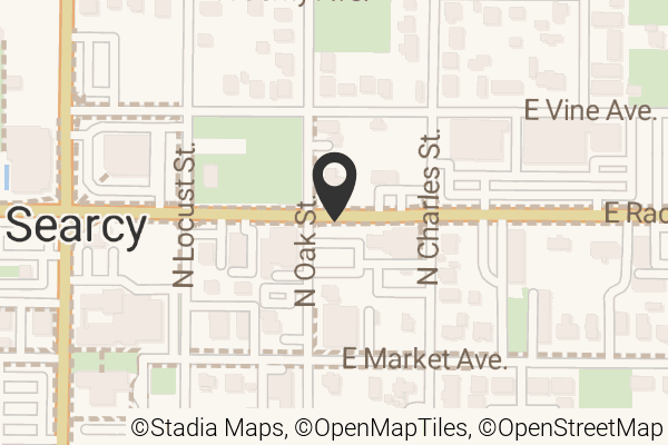 Map with location marker