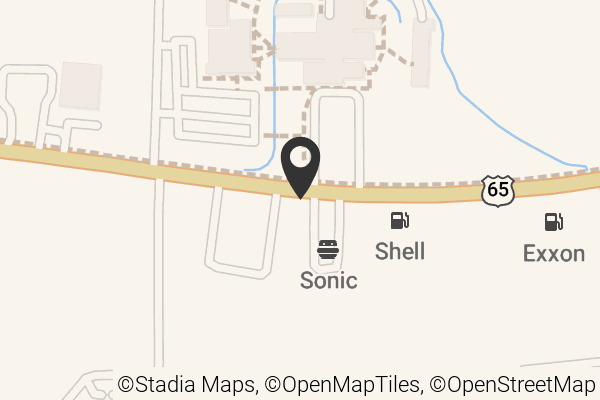 Map with location marker