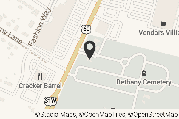 Map with location marker