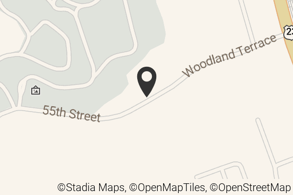 Map with location marker