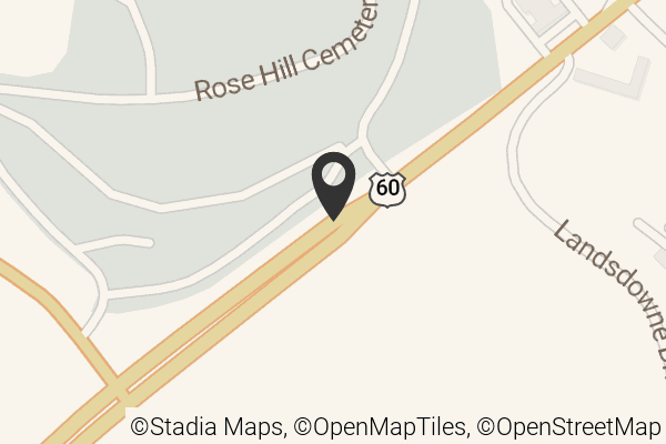 Map with location marker