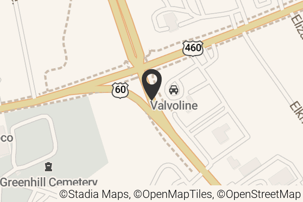 Map with location marker