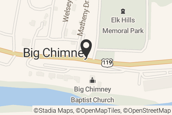 Map with location marker