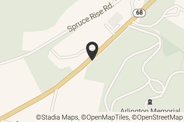 Map with location marker