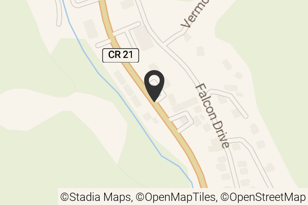 Map with location marker