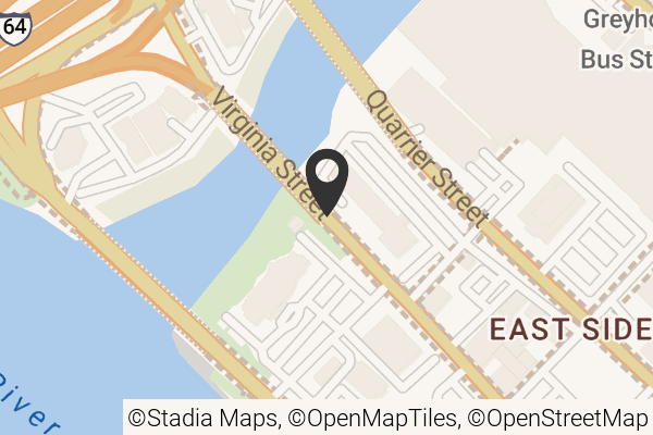 Map with location marker