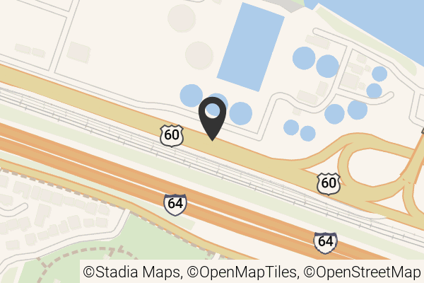 Map with location marker