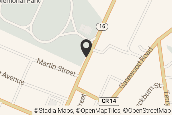 Map with location marker