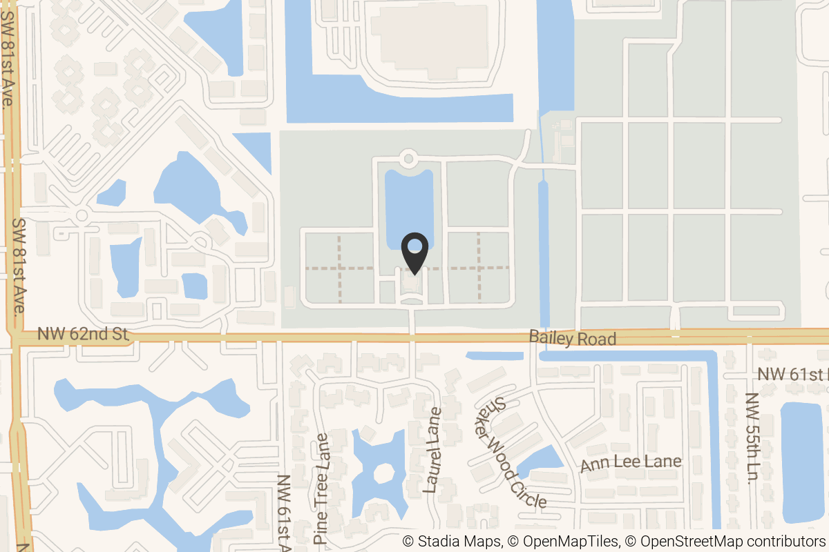 Map with location marker