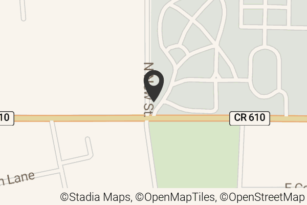 Map with location marker