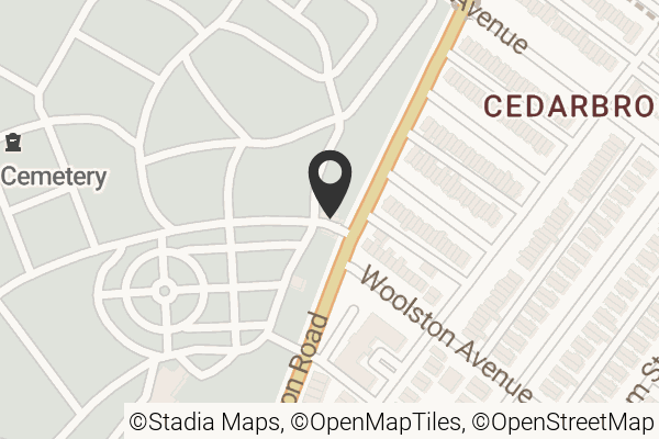 Map with location marker