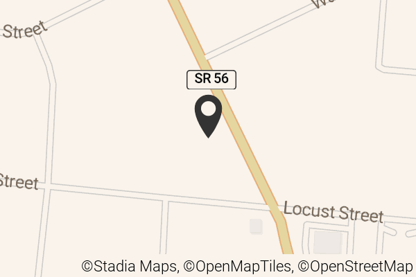 Map with location marker