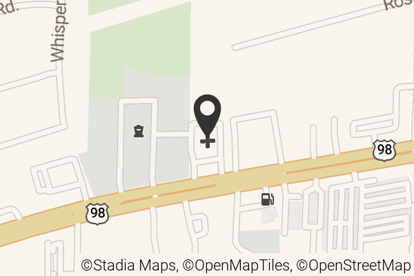 Map with location marker