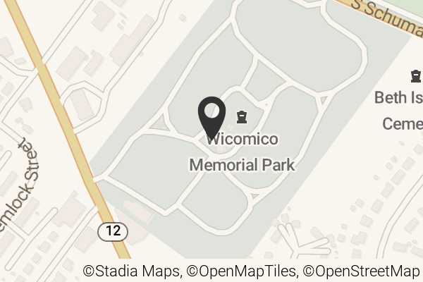 Map with location marker