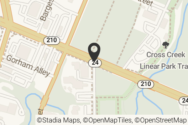 Map with location marker