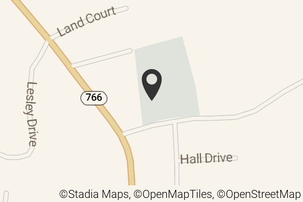 Map with location marker