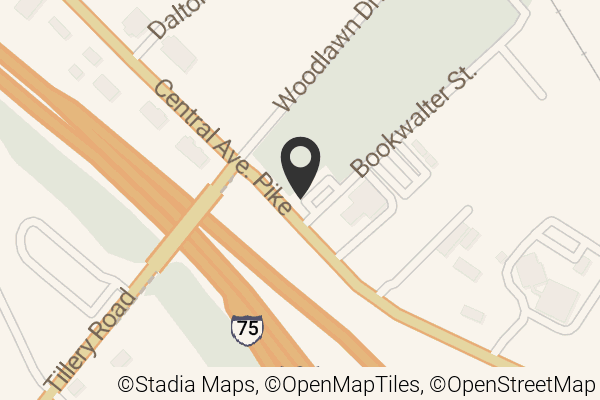 Map with location marker