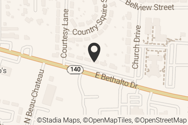 Map with location marker