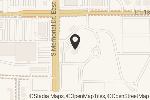 Map with location marker