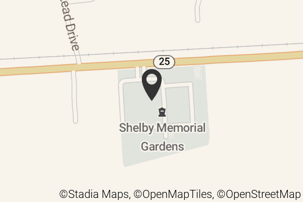 Map with location marker