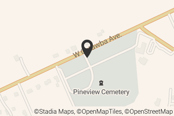 Map with location marker