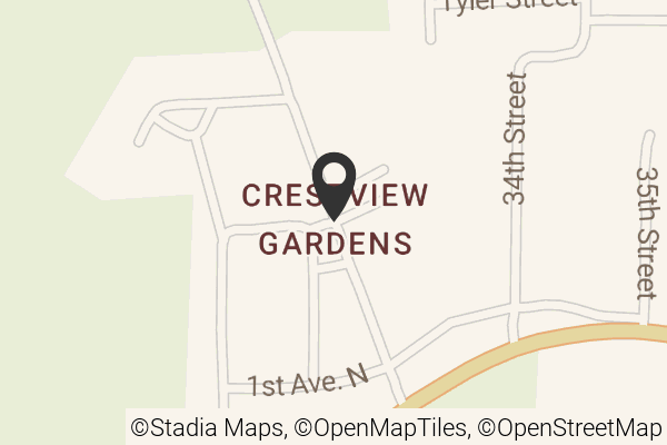 Map with location marker