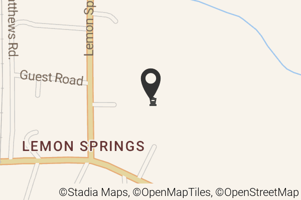 Map with location marker