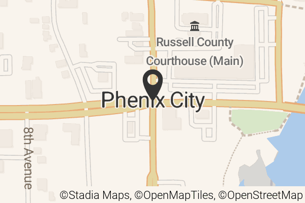 Map with location marker