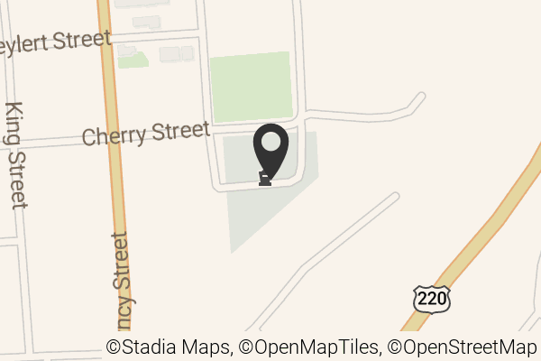 Map with location marker