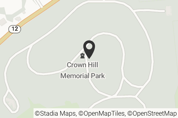 Map with location marker