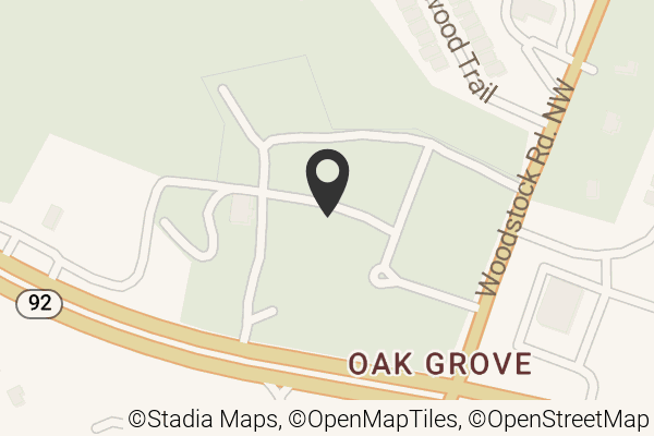 Map with location marker