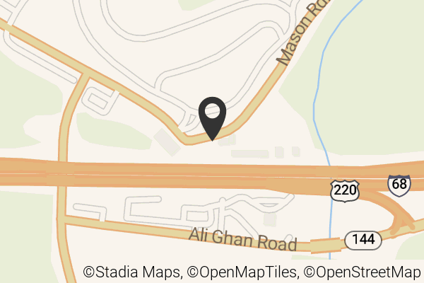 Map with location marker