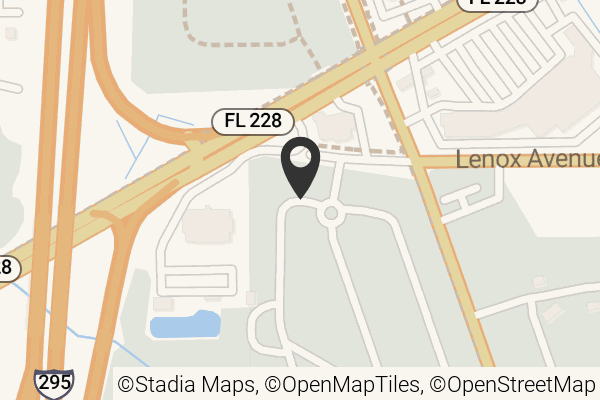 Map with location marker