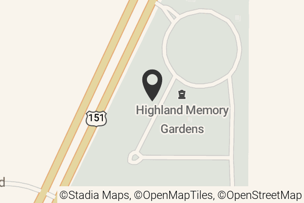 Map with location marker