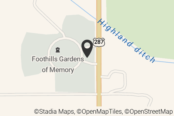 Map with location marker