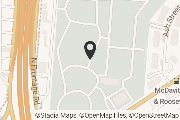 Map with location marker