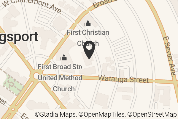 Map with location marker