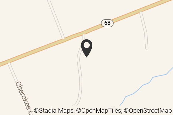 Map with location marker