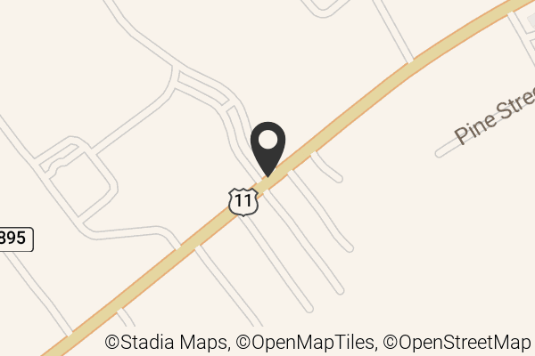 Map with location marker