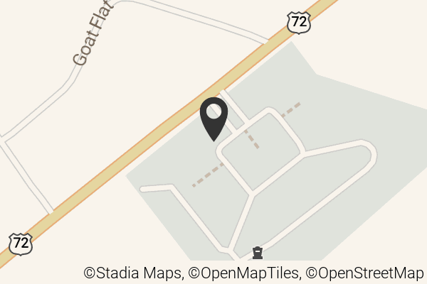 Map with location marker