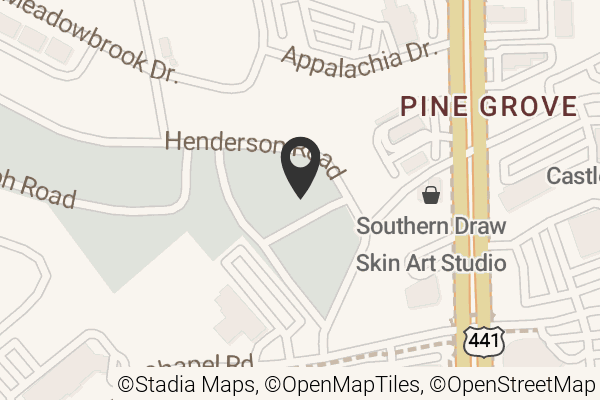 Map with location marker