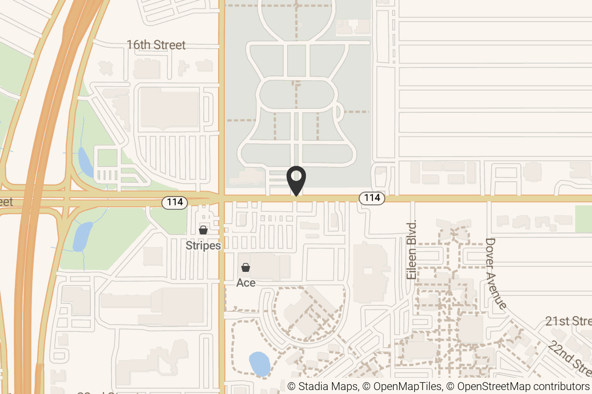 Map with location marker