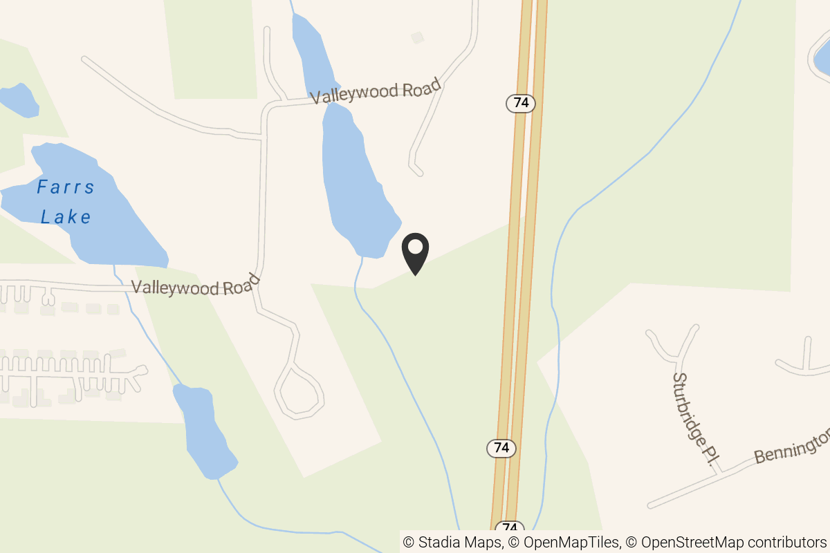 Map with location marker