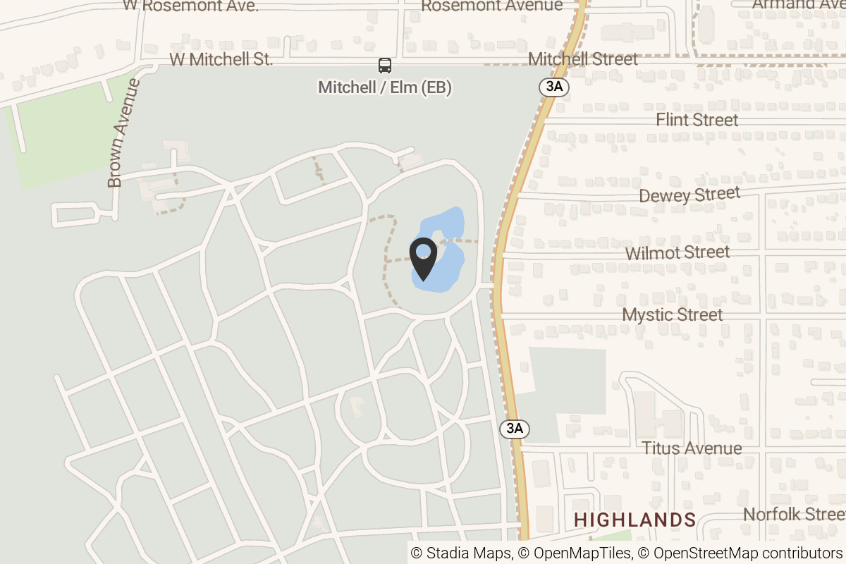 Map with location marker