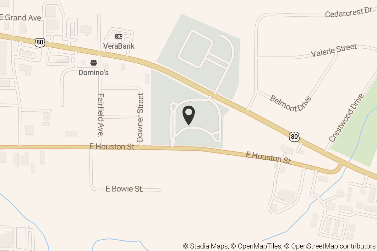 Map with location marker