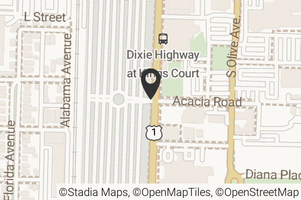 Map with location marker