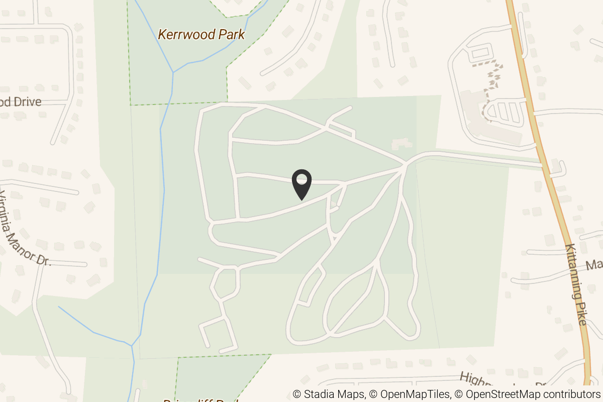 Map with location marker