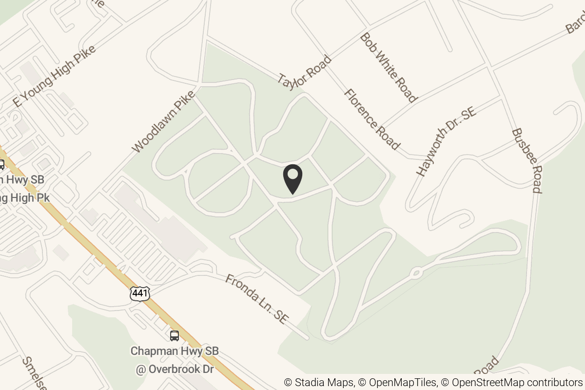 Map with location marker